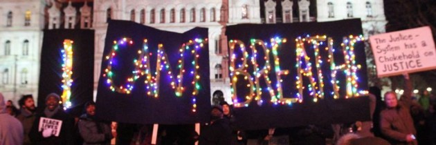 Tree Lighting Protest Against Police Violence